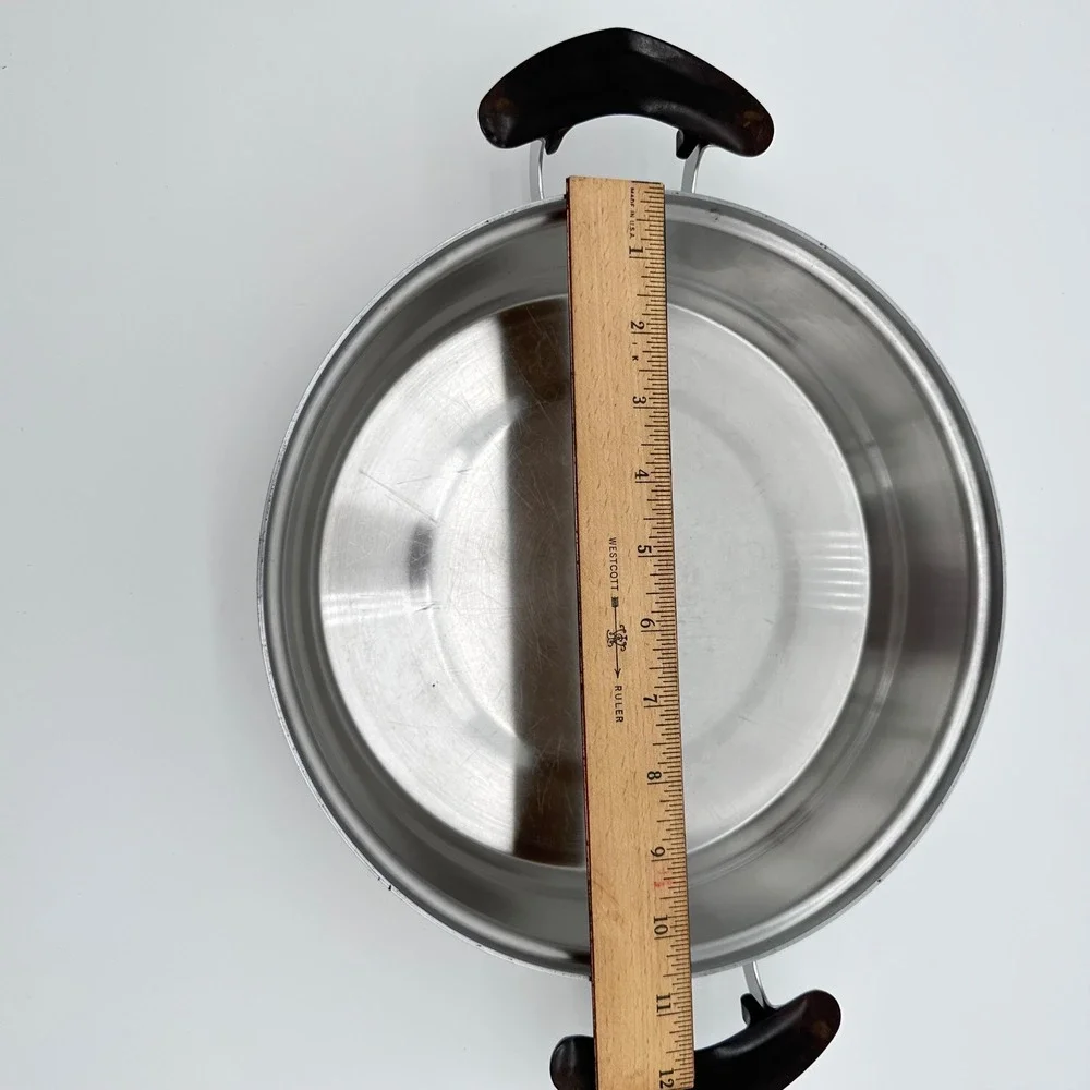 Presto Pride Skillet 18-8 Stainless Steel 11 inch Copper Bottom Vintage Pan